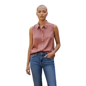 First Love by Lovelyn Sleeveless Top Mauve